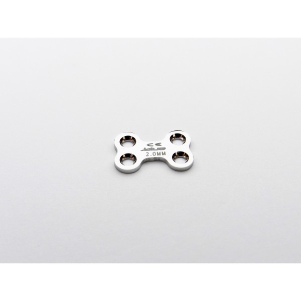 Placa Butterfly 2.0mm 2+2 buracos