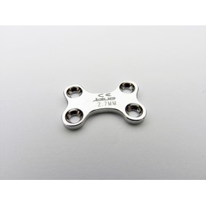 Butterfly Plate 2.7mm 2+2 holes wide head