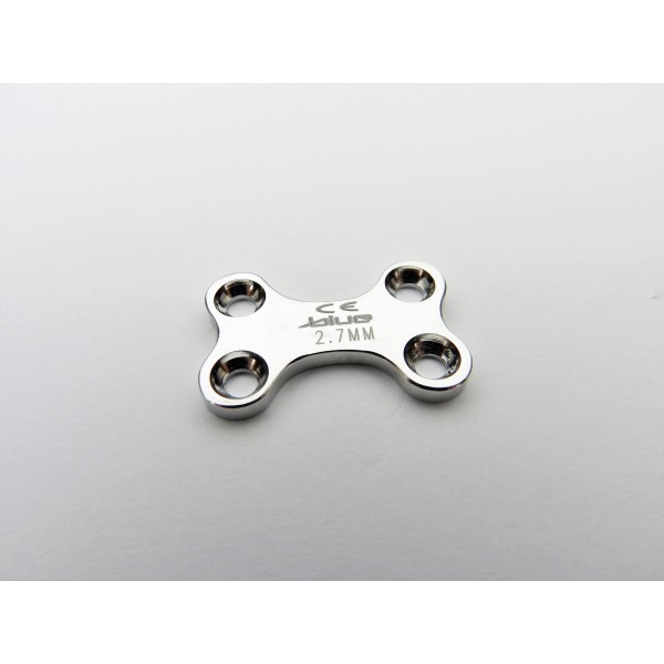 Placa Butterfly 2.7mm 2+2 buracos