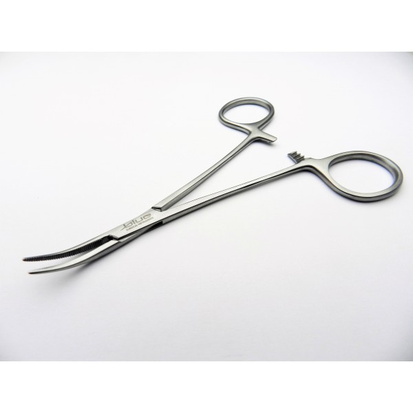 Pinça hemostática Halstead Mosquito curva125mm