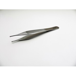 Adson tissue dissecting forceps with teeth 125mm