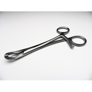Pinça óssea serrada pequena 145mm