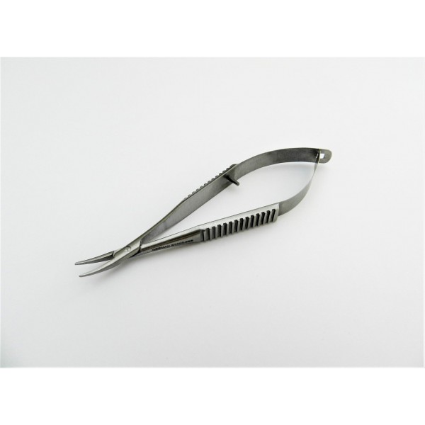 needle holder (e.g. Castroviejo, no lock, fine jaws, 9 mm curved) for 8/0 to 9/0